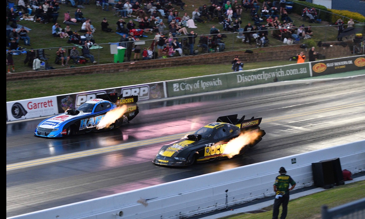 HARRIS AND WALSHE GRAB TOP FUEL AND FUNNY CAR AUSSIE CHAMPIONSHIPS AT WILLOWBANK WINTERNATIONALS